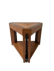 Art Deco Modernist Triangular Side Table by Anton Lucas, 1920s